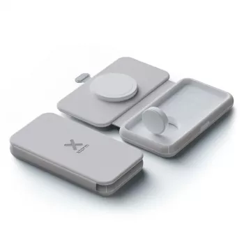 Cargador de viaje inalámbrico plegable Xtorm 2 en 1, USB-C