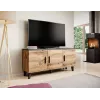 Aparador Cama LOTTA 150 3D roble wotan + negro mate