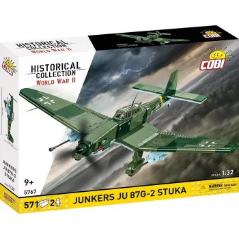 Set de construcción Cobi Blocks Junkers JU 87G-2 Stuka 571 piezas maqueta