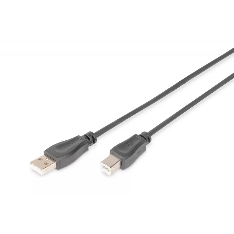 Digitus ASSMANN - Cable USB - USB Type-A, 4 pines (M) - USB Type-B, 4 pines (M) - 50 cm (USB/USB 2.0) - Negro (AK-300105-005-S)