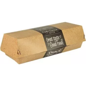 Papstar 86635 recipiente de comida desechable cartón beige (86635)