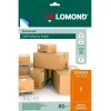 Etiquetas de papel autoadhesivas universales Lomond, 1/210x297, A4, 50 hojas, Naranja neón