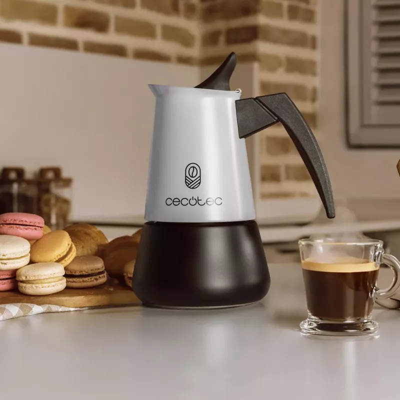 Piccolina 600, cafetera azul claro/negro, 300 ml | 6 tazas