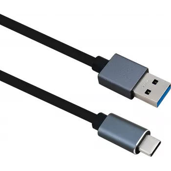 Cable de datos USB Type-A a Type-C helos 288361, USB 3.1, longitud 2,0 m