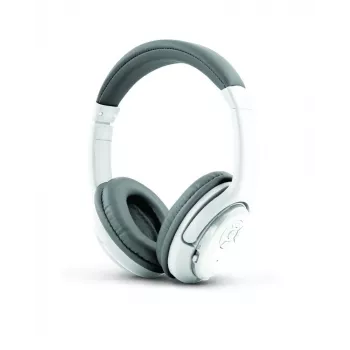 Esperanza Libero Auriculares con micrófono inalámbricos con diadema Música Bluetooth Gris, Blanco