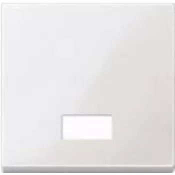 Interruptor de luz Merten 432819 — termoplástico blanco, control por pulsador, pack individual
