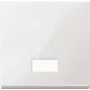 Interruptor de luz Merten 432819 — termoplástico blanco, control por pulsador, pack individual