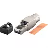 Goobay conector macho RJ45 CAT 8.1 STP apantallado, montable en campo (61130)