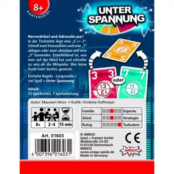 Amigo Unter Spannung, juego de cartas