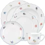 Juego de vajilla Seltmann Weiden 30 piezas porcelana blanco 6 personas