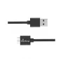 Cable USB MediaRange MRCS240 — USB A a Micro-USB B, USB 3.2 Gen 1 (3.1 Gen 1), 1,8 m, negro