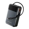 Batería externa portátil Vention FHYB0 20000mAh 65W, 2× USB-C, 1× USB-A, negra
