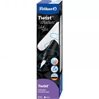 Pluma estilográfica Pelikan 824620 sistema de cartuchos blanco
