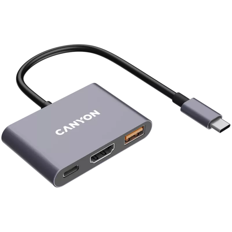 Hub USB Type-C Canyon DS-4 10000 Mbit/s HDMI USB 3.2 Gen 2