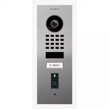 Videoportero IP DoorBird D1101FV Huella Acero inox. V2A (423872172)