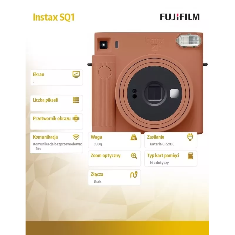 Fujifilm Instax Square SQ1 62 x 62 mm naranja