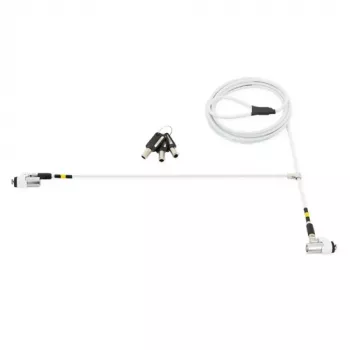 Mobilis candado de cable de seguridad delgado Twin Rotating - 1,8 m