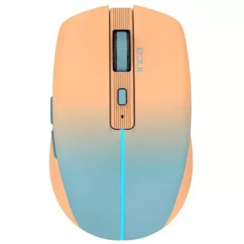 Cian Technology GmbH INCA ratón IWM-511RT Bluetooth+inalámbrico RGB color base naranja