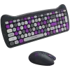 Conjunto de teclado y ratón inalámbricos CANYON HSET-W6 Kitty Edition – violeta