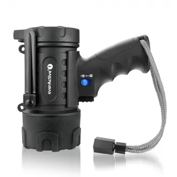 Foco de búsqueda LED recargable everActive SL-500R Hammer, 500 lm, IP67, USB-C, negro
