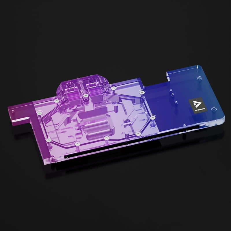 Barrow LRC2.0 refrigeración líquida GPU de cobertura total para ASUS TUF 3070 Aurora RGB (BS-AST3070-PA2)