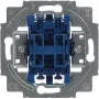 Módulo de mecanismo de interruptor, busch jaeger 2000/4 US, 250 V, azul/plateado