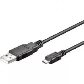Cable USB Goobay 95736 0,15 m USB A a Micro-USB B negro