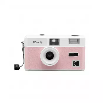 Cámara instantánea Kodak 35mm Ultra F9 Baby pink – película de 35 mm, apertura fija F9
