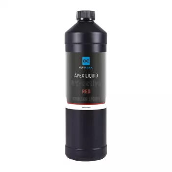 Alphacool Apex Liquid refrigerante activo con UV, rojo, 1 l (18654)