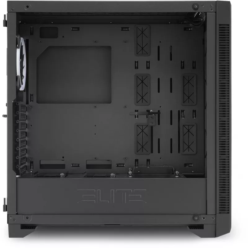 Caja de PC Sharkoon ELITE SHARK CA200G Torre Media Negra