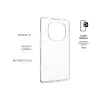 Funda trasera FIXED para Xiaomi Redmi Note 14 Pro 4G, funda protectora de TPU transparente
