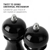 Molinillos de sal y pimienta Salter 7613 BKXRA – molinillos eléctricos de especias, negro brillante