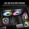 Ventilador Corsair iCUE LINK RX120 RGB 12 cm Negro 400-2100 rpm