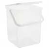 Dosificador de detergente de plástico Rotho Basic 9 L modelo 1770101100RP, blanco, tapa, orificio para colgar