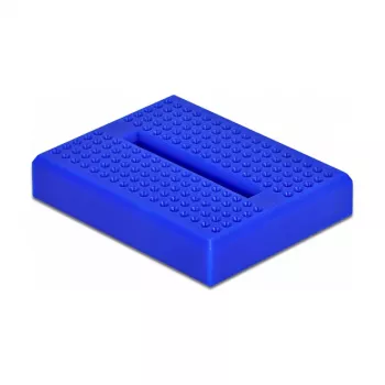 Protoboard DELOCK 18322, placa de prototipos de plástico, azul, 36×46×10 mm