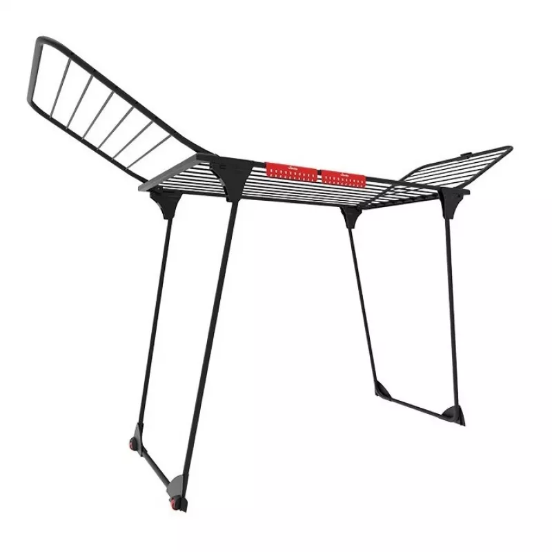 Tendedero VILEDA King Ultimate 174096 — plegable de acero, 20 m de superficie de secado, ruedas, 112 cm de altura