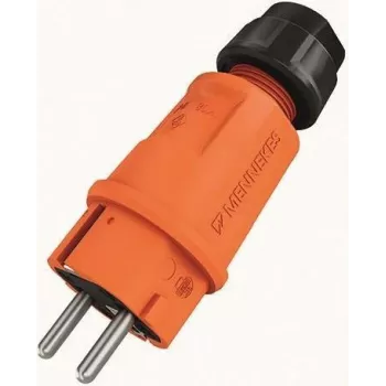 Mennekes conector macho SCHUKO naranja15204216A 2p+PE IP54 (152042)