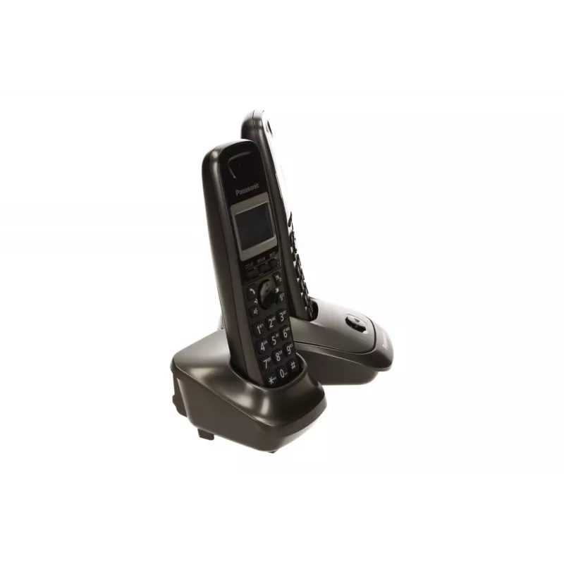 Panasonic KX-TG2512 teléfono DECT gris identificación de llamadas