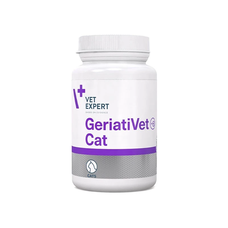 Complemento alimenticio VETEXPERT GeriatiVet gato cápsulas 60 uds. — apoyo para gatos mayores, favorece la función cerebral, sin gluten ni soja