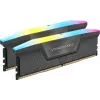CORSAIR VENGEANCE RGB 32GB 2x16GB DDR5 6000MT/s DIMM Unbuffered 36-44-44-96 Std PMIC AMD EXPO disipador gris PCB negro 1,4V