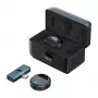 White Shark DSM-06 Tassa Micrófono lavalier inalámbrico, USB-C, Negro