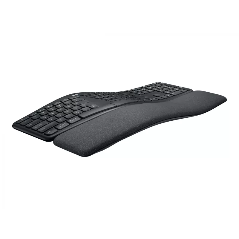 Teclado Logitech Ergo K860 for Business RF Wireless + Bluetooth Swiss Grafito (920-010347)