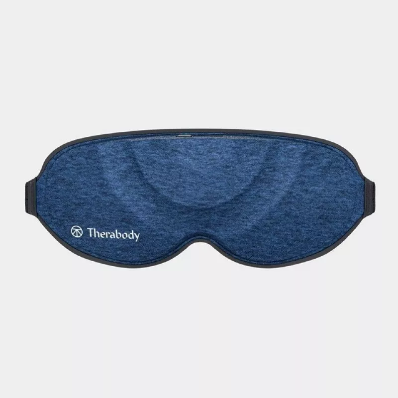 Therabody SleepMask masajeador facial negro, azul
