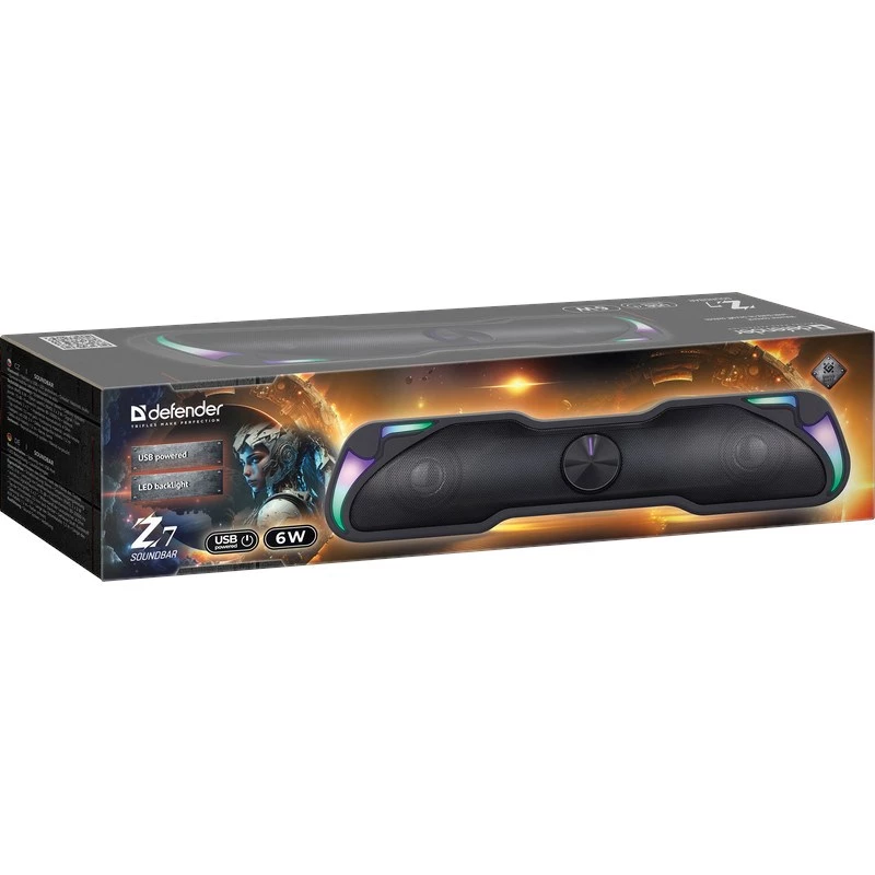 Barra de sonido Bluetooth DEFENDER Z7 6W LED USB