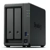 NAS Synology DiskStation DS725+ 2-Bay Ryzen R1600 4GB DDR4 ECC, 2.5GbE, 2x M.2, compatibilidad RAID, 0TB, negro