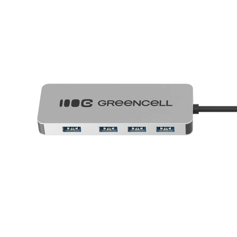 Hub USB Green Cell HUB-GC-C4A — hub USB-C 3.0 de 4 puertos