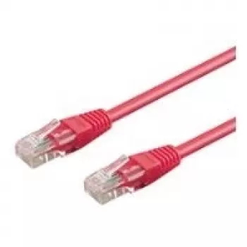 Goobay CAT 5e Cable de conexión U/UTP, 1,5 m, magenta (95559)