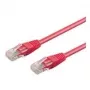 Goobay CAT 5e Cable de conexión U/UTP, 1,5 m, magenta (95559)