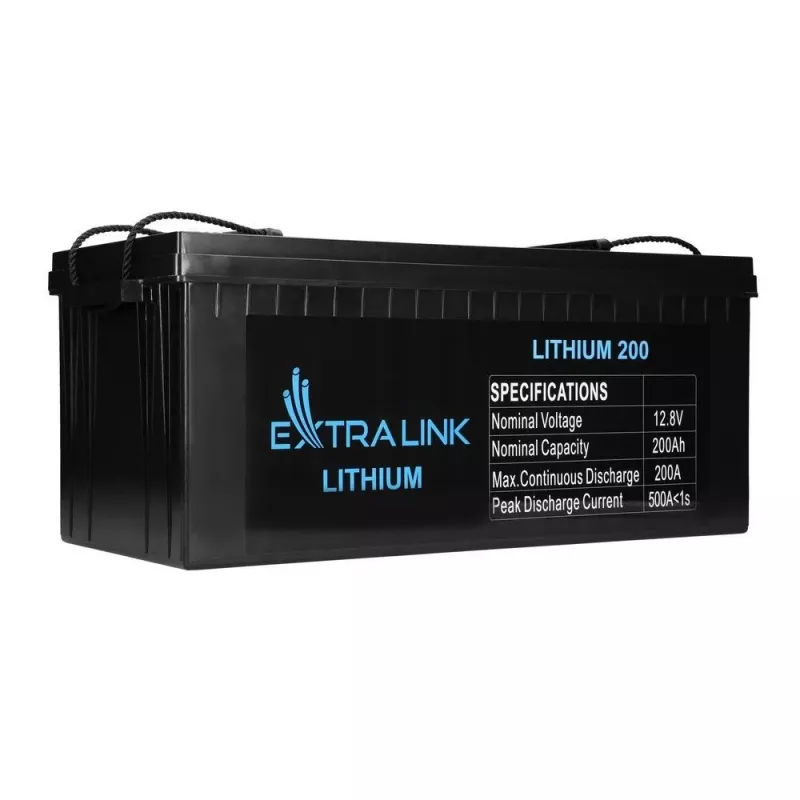 Extralink EX.30479 batería recargable industrial de litio-hierro-fosfato (LiFePO4), 12,8 V, 200 Ah