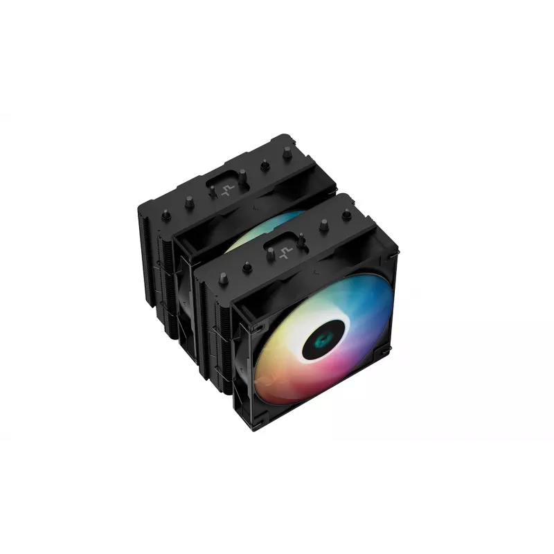 DeepCool AG620 BK ARGB Disipador de CPU por aire 12 cm Negro, Blanco 1 unidad